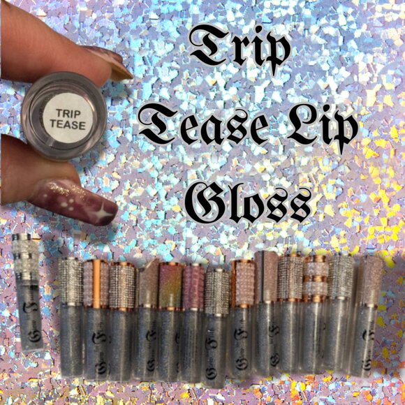Trip Tease – Glow for Filth Lip Gloss (Small Indie Brand) - NEW/SEALED - Picture 3 of 4